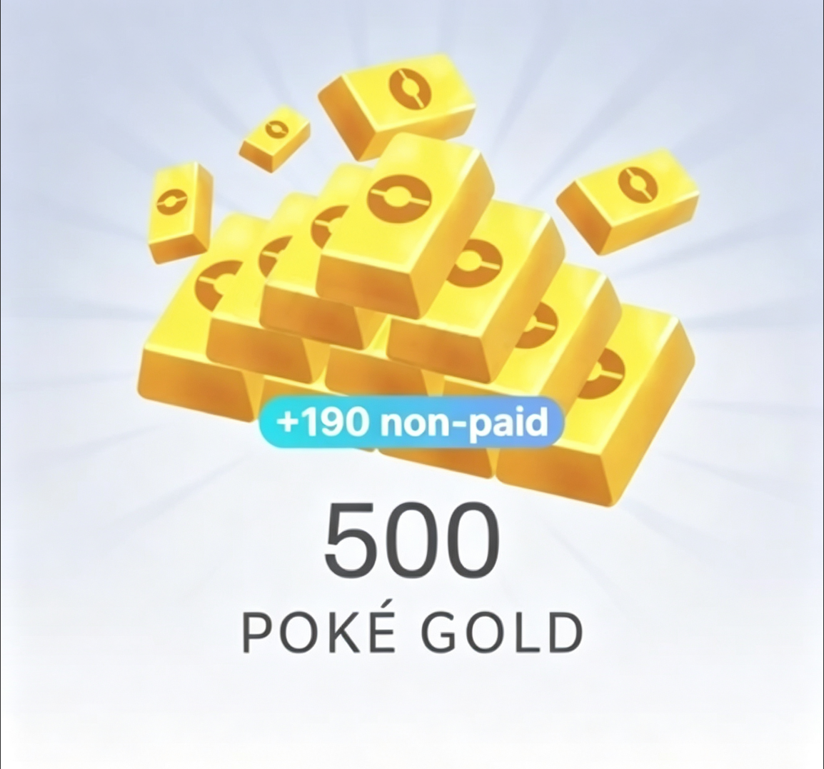 Poké Gold x500 + 190