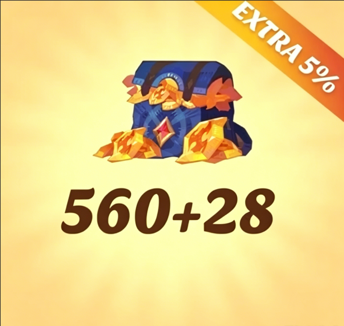 560+28 Dragon Crystals