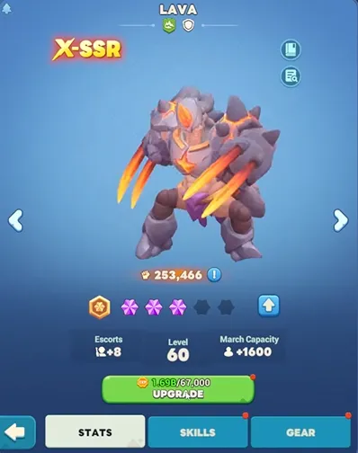 Lava Skill Upgrade